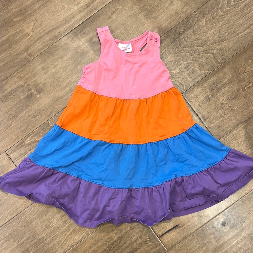 Hanna Andersson Kids Casual Dress - Pink, Orange, Blue, Purple